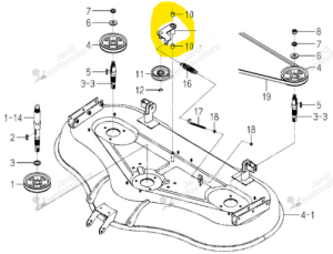 Bras Iseki 8658-202-200-00 Origine