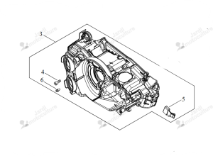 Carter moteur ECHO P021051914