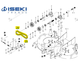 Courroie ISEKI 1593-334-054-30