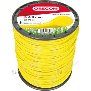 Fil Débroussailleuse Rond Nylon Jaune Ø4.0mm-95m Oregon 69-388-Y | JardiMotoculture