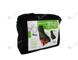 Housse tondeuse Polyester noir 185 x 59 x 68cm