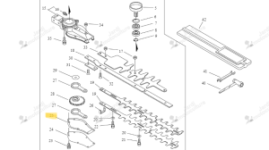 Joint pour taille haie ECHO HC-1500, HCR-1500  61041405360