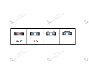 Lame iseki 430 mm pour SG153-SG173 859530600200