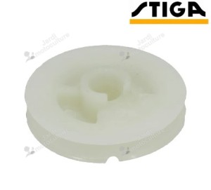 POULIE LANCEUR TRONCONNEUSE GGP - CASTELGARDEN - STIGA - ALPINA - MOUNTFIELD 118804243-0 - 118804243-1
