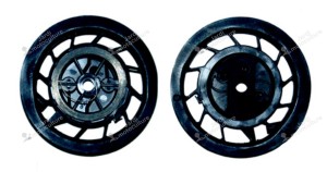 Poulie de lanceur avec ressort 499901 Briggs et Stratton