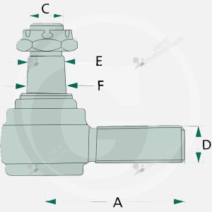 Rotule de direction 3148926R1