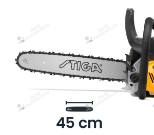 STIGA CS 750 – Tronçonneuse thermique 46,5 cm³, guide 45 cm