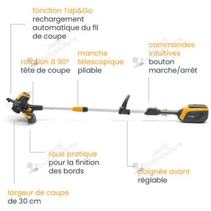 Stiga GT 500e Kit – Coupe‑bordures - Débroussailleuse sans fil
