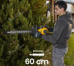 STIGA HT 525 – Taille-haies thermique 22,5 cm³ à poignée pivotante