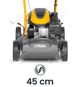 STIGA Multiclip 47 S – Tondeuse thermique tractée mulching 45 cm