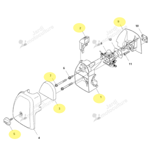 Support de filtre Occasion Husqvarna 122C 576887301