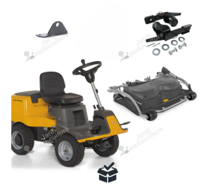 Tondeuse autoportée frontale STIGA Park 300 LC – 414 cm³ – Plateau 85 cm inclus