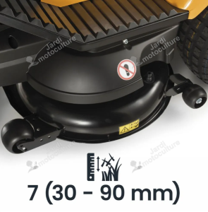 Tondeuse autoportée STIGA Estate 7102 W – 102 cm – Bicylindre – Bac 300 L