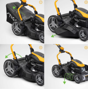 Tondeuse thermique tractée STIGA Combi 748 SE – 46 cm – Démarrage électrique