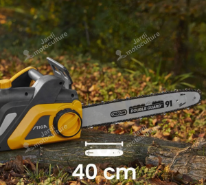 Tronçonneuse électrique STIGA CS 122c – 2 200 W – Guide 40 cm