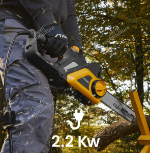 Tronçonneuse électrique STIGA CS 122c – 2 200 W – Guide 40 cm