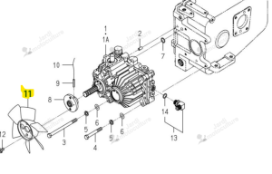 Ventilateur Iseki 1725-210-002-00