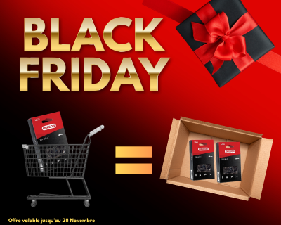 Black Friday 1 chaîne achetée = 1 offerte !