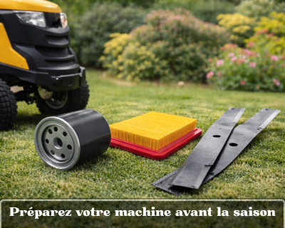 Préparez votre machine avant la saison