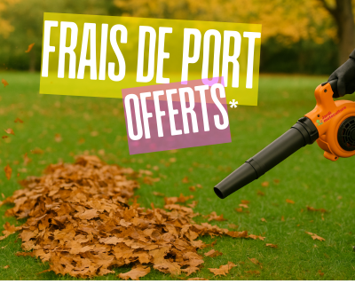 *Frais de port offerts, en point relais. En France métropolitaine.