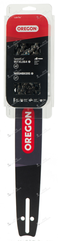 PACK1 guide 150TXLGD025 + 2 chaînes 95TXL063E OREGON