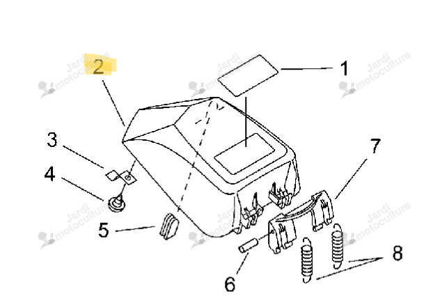 Couvercle Echo A232000350