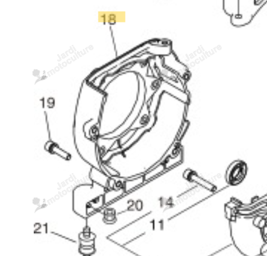 Couvercle Echo A172001880