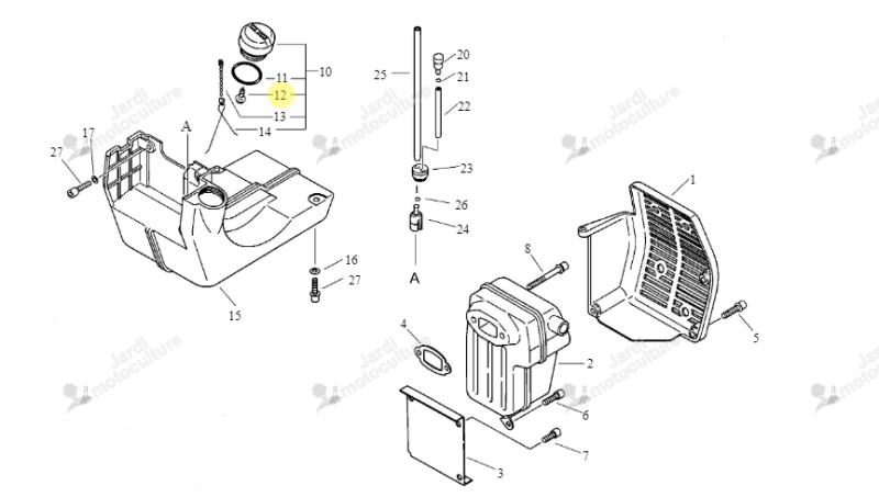 Vis 3 x 8 Echo 90024603008