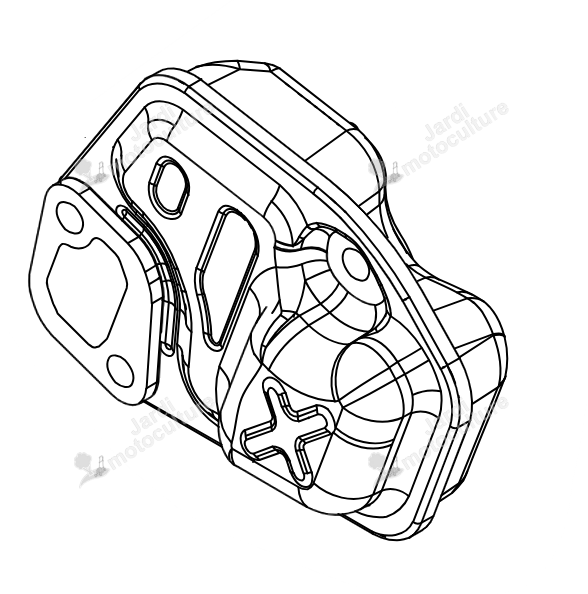 Pot d'échappement Echo A030000880