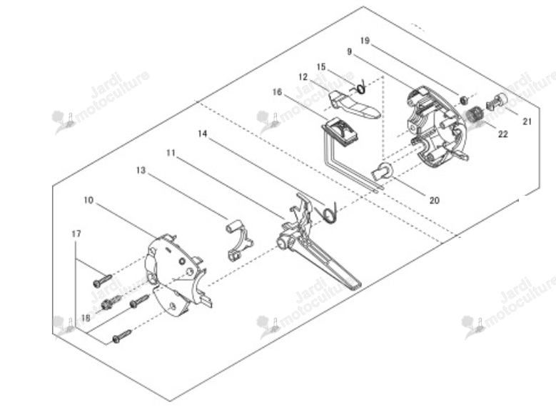 Accélérateur Echo & Shindaiwa C044000850