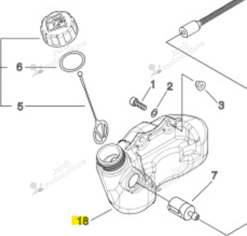 Réservoir Essence Echo & Shindaiwa A350000590