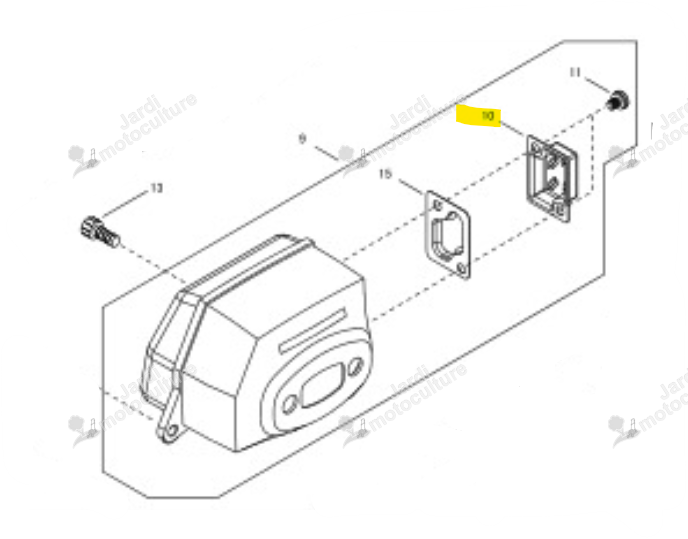 Protecteur Echo & Shindaiwa A313001570
