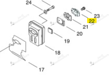 Guide Échappement Echo & Shindaiwa A313001800