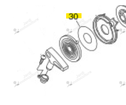 PLAQUE Echo & Shindaiwa A503000070