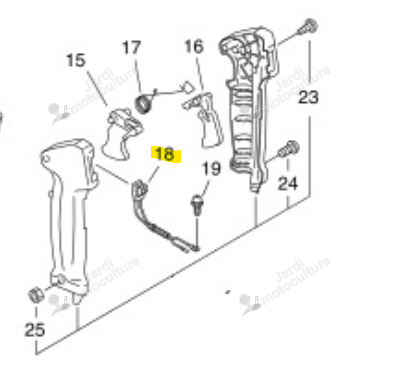 Interrupteur Echo & Shindaiwa A440001881