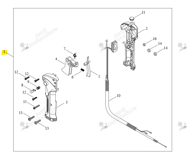 ACCELERATEUR Echo & Shindaiwa C044000842