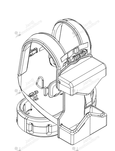 Harnais Batterie Dos Echo & Shindaiwa C061000720