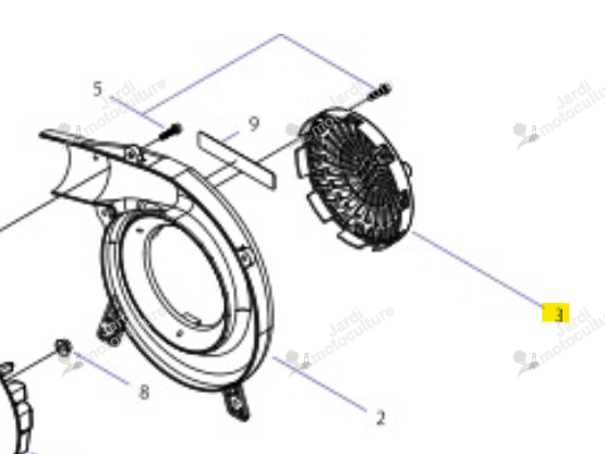 GRILLE Echo & Shindaiwa E104000120