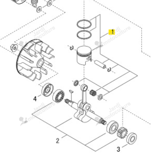 KIT PISTON Echo & Shindaiwa P021033972
