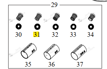 Adaptateur 7-7 Echo & Shindaiwa TKA02Y