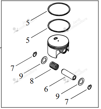 KIT PISTON Echo & Shindaiwa P100004740