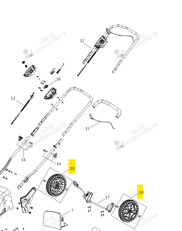 KIT ROUE AR Echo & Shindaiwa P022061180