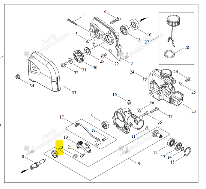 Joint Pompe Echo & Shindaiwa V111000051
