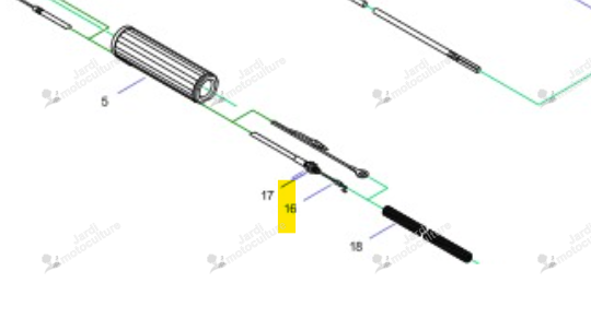 CABLE ACC Echo & Shindaiwa V430002640
