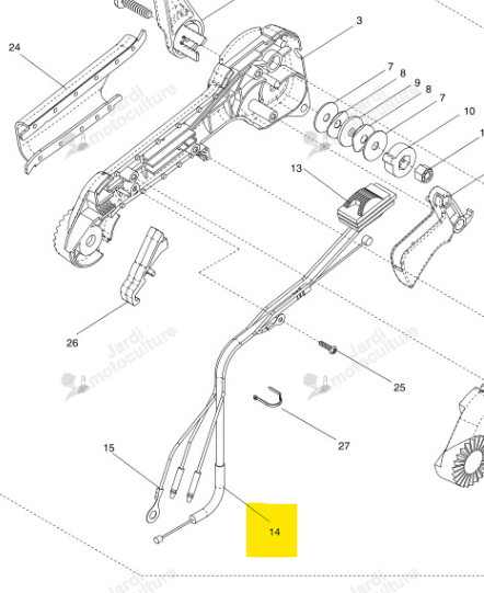 CABLE Echo & Shindaiwa V430002520