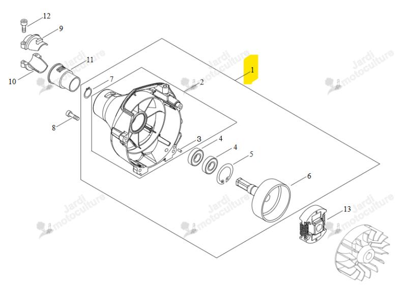 Carter Ventilateur Echo & Shindaiwa P021047631