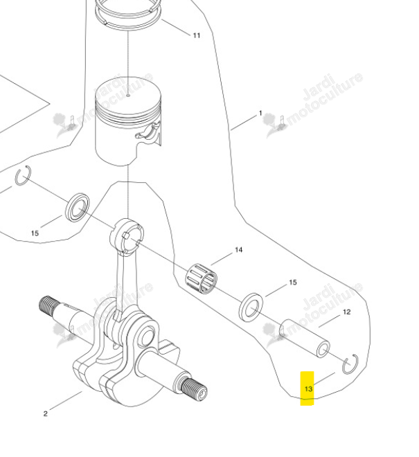 Circlips Echo & Shindaiwa V580000090