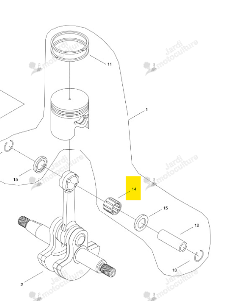 ROULEMENT Echo & Shindaiwa V554000000