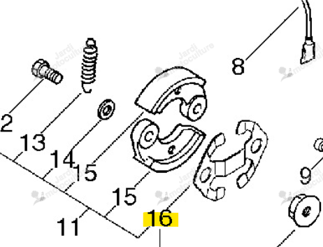 RESSORT PLAT Echo & Shindaiwa V453000070