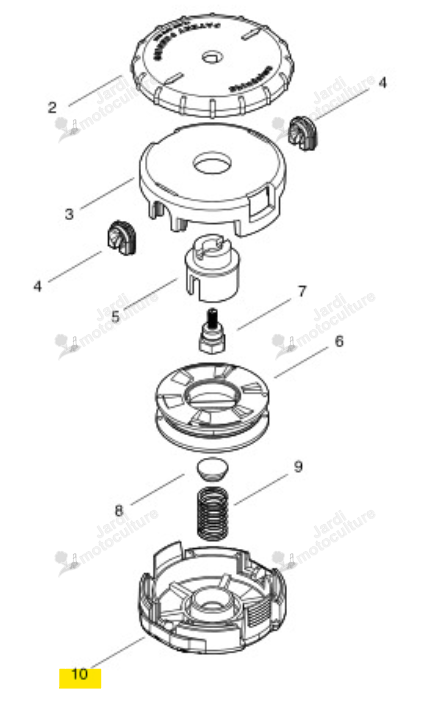 Couvercle Echo & Shindaiwa X472000012